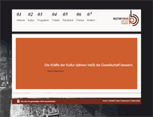 Tablet Screenshot of kulturforum-bendorf.de